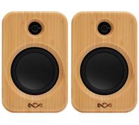 House of Marley Get Together Duo 2 Bluetooth Bookshelf Speakers - Black