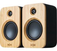 HOUSE OF MARLEY Get Together Duo Bluetooth Bookshelf Speakers - Black & Brown, Brown,Black