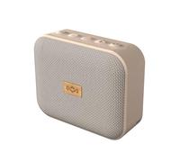 House of Marley Jammin Small Portable Speaker - Bluetooth Speaker with 14 Hr Playtime, IPX5 Splash-Proof & Built-in Mic for Calls - Compact Wireless Audio Crafted with Sustainable Materials, Cream
