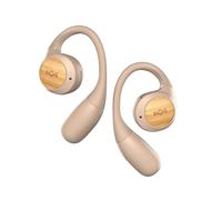 House of Marley Liberate Open Ear Headphones - Open Bluetooth Earbuds with Built-in Microphone, 20 Hr Playtime, USB-C Charging Case, Sustainable Materials, Cream
