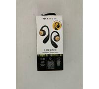 House of Marley Liberate Open Ear Headphones - Open Bluetooth Earbuds with Built-in Microphone, 20 Hr Playtime, USB-C Charging Case, Sustainable Materials, Black