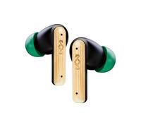 House of Marley Little Bird True Wireless Bluetooth Earbuds - IPX4 Ear Buds with Built-in Microphone, 24 Hr Playtime In Ear Headphones, USB-C Quick Charge Earphones Case, Sustainable Materials, Black