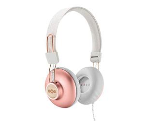 House of Marley Positive Vibration 2 - Foldable Headphones, Comfortable Design, Noise Isolation, Premium Sound 40 mm Driver, Microphone, Woven Cables, Sustainable Materials, Copper