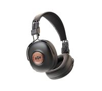 House of Marley Positive Vibration Frequency Over Ear Wireless Headphones - Bluetooth Headphones, 34 Hr Playtime Earphones with Microphone, Passive Noise Isolation, Sustainable Materials, Black