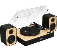 HOUSE OF MARLEY Revolution Belt Drive Bluetooth Turntable & Speakers - Black, Cream,Black