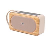 House of Marley Roots Solar Bluetooth Speaker - Small Portable Bluetooth Speaker for Travel & Outdoor, Weatherproof & IP67 Waterproof Rating, 14Hr Playtime - Wireless Speakers for Phone, Cream