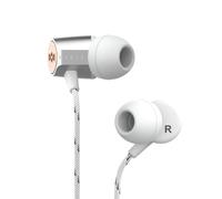 House of Marley Uplift 2.0 - Noise Isolating In-Ear Headphones/Earphones, 9mm Drivers, Hands-Free Calling In-Line Mic, 1 Button Control, Includes Earbuds in 3 sizes