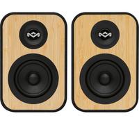 House of Marley Uplift Bookshelf Speakers - Bluetooth Speakers with AUX Input & RCA Cable, Smartphone, Turntable Compatible - Hifi Active Bookshelf Speaker, Sustainable Design