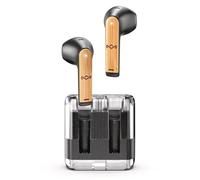House of Marley Zion True Wireless Bluetooth Earbuds - Ear Buds with Built-in Microphone, 16 Hr Playtime In Ear Headphones, USB-C Earphones Case,