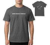House Of Merch Turnstile Right Place Never Enough T-Shirt, Grey, XL