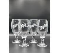 House of Mishka Cheers Beer Set: Raise a Toast to Flavor & Fun (Set of 4/6, 28cl) Las Iguanas Half Pint Beer Glasses | Stemmed | Home, Kitchen & Bar | Dishwasher Safe