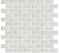 House of Mosaics Trentie Mini Metro Carrera - Peel And Stick Mosaic Tile
