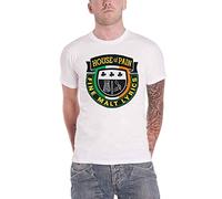 House of Pain T Shirt Fine Malt Band Logo Official Mens White L
