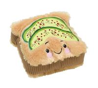 House of Paws Avocado on Sourdough Dog Toy - Plush Toy with Squeaker for Interactive Play