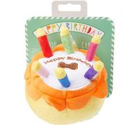 House of Paws Birthday Cake Soft Squeaky Toy for Dogs - Small 13cm / 5inch