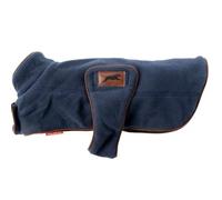 House of Paws Comfort Zone Heavy Canvas Fleece Jacket Navy 20in