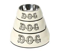 House of Paws Country Kitchen Dog Food Bowl, Medium, Cream
