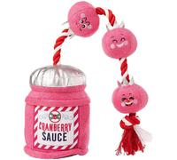 House of Paws Cranberry Sauce Plush Dog Toy