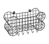 House of Paws Dog Bone Wire Storage Shelf Black - Large