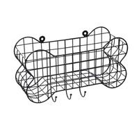 House of Paws Dog Bone Wire Storage Wall Shelf - Small