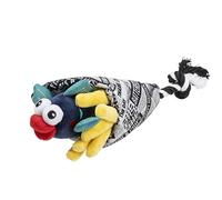 House of Paws Fish and Chips Rope Dog Toy - Plush Toy with Animated Features and Rope