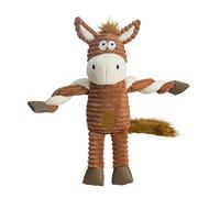 House of Paws Horse Jumbo Cord Dog Toy - Soft Plush with Squeaker