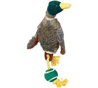 House of Paws Plush Duck Large with Tennis Ball