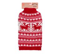 House of Paws Reindeer Fair Isle Polo Jumper - Large (40cm)