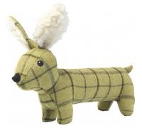 House of Paws Tweed Plush Long Hare Dog Toy - Hare