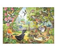 House of Puzzles 1000 Piece Jigsaw Puzzle - Dawn Chorus Of Wild Birds