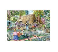 House Of Puzzles Bluebell Cottage 1000 Piece Jigsaw Puzzle