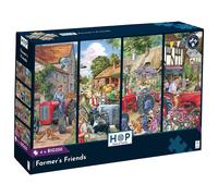House Of Puzzles Farmer’s Friends 4 x BIG 250 Piece Jigsaw Puzzle Pack