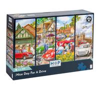 The House of Puzzles Nice Day for a Drive, 4 x 500 Piece Jigsaw Pack