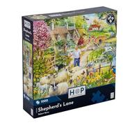 The House of Puzzles - 1000 Piece Jigsaw Puzzle - Shepherd's Lane - Artist-Illustrated Scenic Landscape