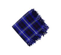 House of Scottish Scottish Tartan Kilt Fly Plaid size 48” x 48” with Fringes | in Various Tartans (Heritage of scotland)