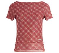 House Of Sunny Women's Retro Check Mesh Top Multi UK 6