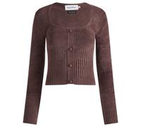House Of Sunny Women's The Lounge Rib Knit Top Brown