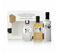 House of Suntory Roku Gin, Toki Whisky & Haku Vodka Gift Pack 3 x 20cl