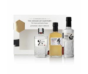 House of Suntory Roku Gin, Toki Whisky & Haku Vodka Gift Pack 3 x 20cl