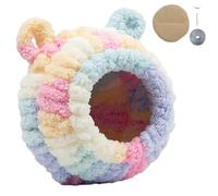 House of The Bird - Nest for Cage Parrocchetti, Versatile Sleeping Hut for Birds, Sleeping Nest for Parrocchetti, Comfortable Velvet Parrots Cabin, Warm Nest