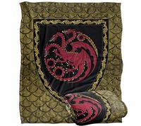 House Of The Dragon Officially Licensed Silky Touch Super Soft Throw Blanket 152 x 127 cm Warner Brothers White One Size