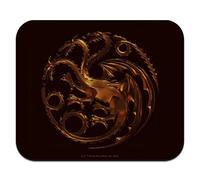 House of The Dragon Bronze Targaryen Sigil Low Profile Thin Mouse Pad Mousepad