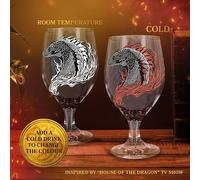 House of The Dragon Colour Changing Glass Goblet