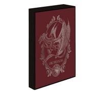 House Of The Dragon Fire Made Flesh Light Up Canvas Print Red/brown (40Cm X 30Cm)