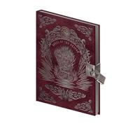 House Of The Dragon Iron Throne A5 Lockable Notebook in Red House Of The Dragon Red