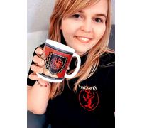 House Of The Dragon - Targaryen Dragon Crest - Mug - white - Onesize - Ceramic Onesize