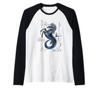 House of The Dragon The Old The True The Brave Raglan Baseball Tee