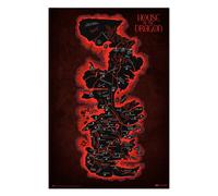 Grupo Erik Game of Thrones House of the Dragon Map of Westeros Poster - 36 x 24 inches / 91.5 x 61 cm - Shipped Rolled Up - Cool Posters - Art Poster - Posters & Prints - Wall Posters
