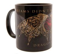 House Of The Dragon Wings Mug Black/gold/red (One Size)