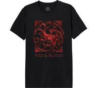 House Of the Dragon Women's Wohoftdts011 T-Shirt, Black, S
